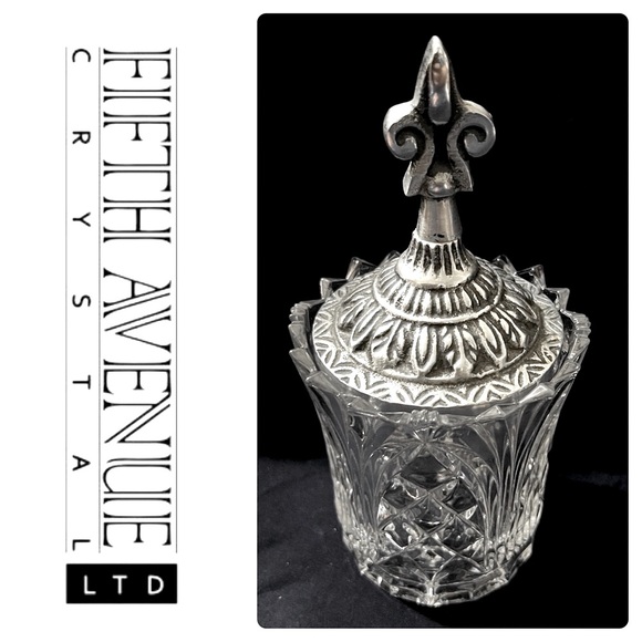 Fifth Avenue Crystal Candy Dish/Vase made in Poland. Perfect condition! - Picture 2 of 15